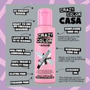 Crazy Color Semi Permanent Hair Color (Pack of 1)
