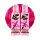 Crazy Color Semi Permanent Hair Color Cream (Pack of 2)