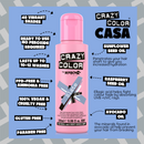 Crazy Color Semi Permanent Slate Hair Color 100ml (Pack Of 1).