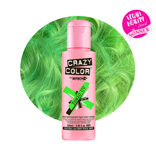 Crazy Color Semi Permanent Toxic UV Hair Color 100ml (Pack Of 1).