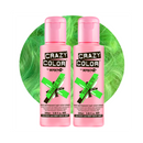 Crazy Color Semi Permanent Hair Color Cream (Pack of 2)