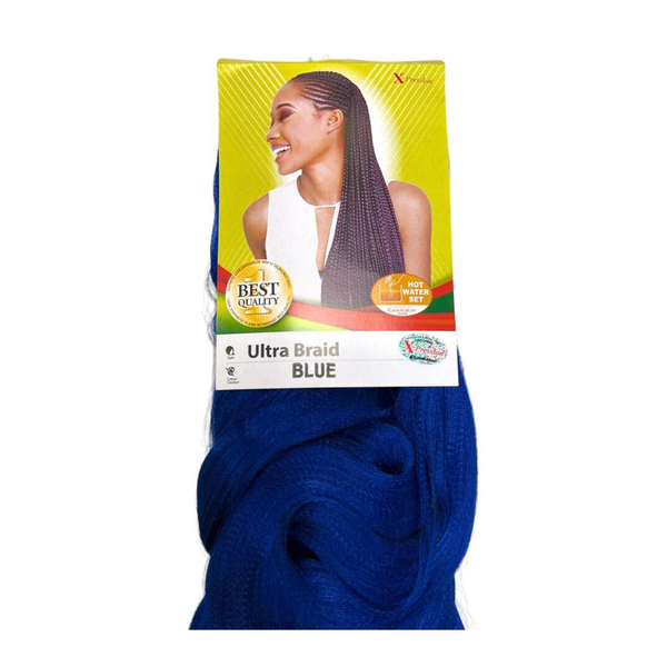 Xpression Ultra Braid Hair Extenstion For Braiding 82'' 165g - (Colour Blue)