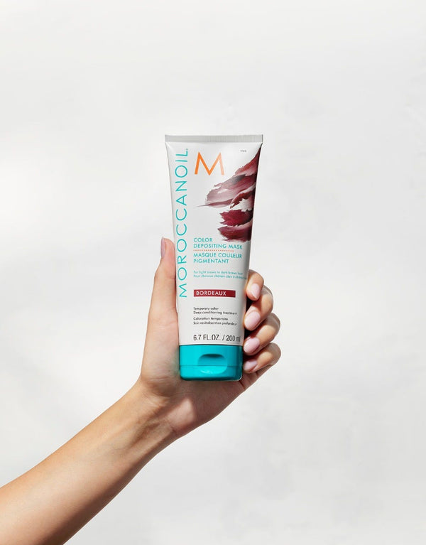 Moroccanoil Bordeaux Color Depositing Mask - For light brown to dark brown hair only