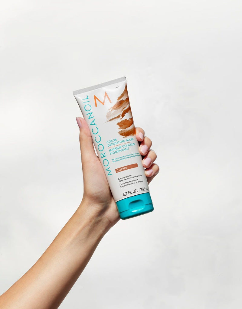 Moroccanoil Copper Color Depositing Mask - For medium blonde to medium brown hair only 200ml