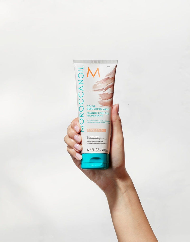 Moroccanoil Rose Gold Color Depositing Mask - For light to medium blonde hair only 200ml