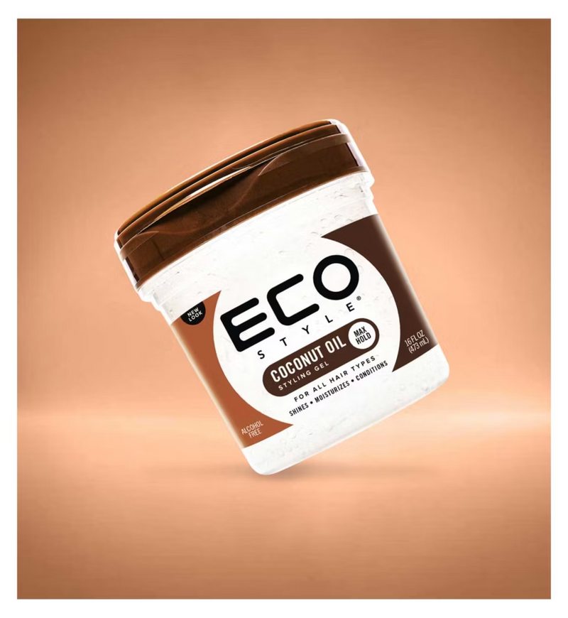 Eco Style Coconut Oil Eco Styler Hair Gel, Moisturises and Conditions.