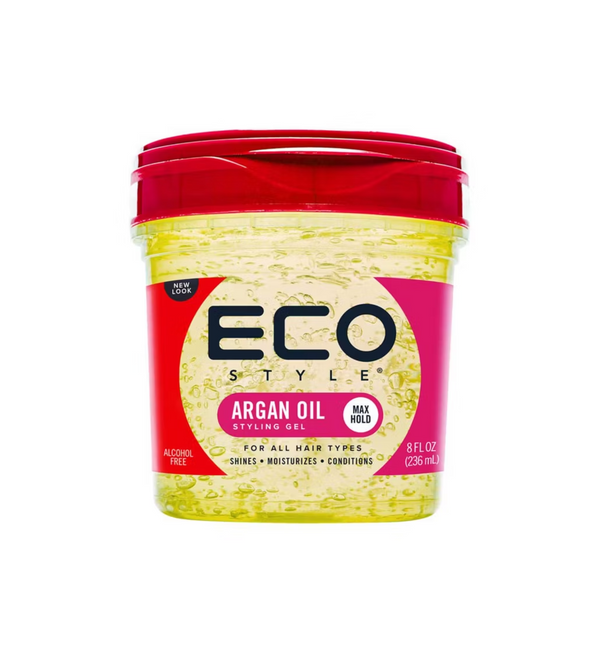 Eco Style Moroccan Argan Oil Hair Styling Gel, Nourish and Repair.