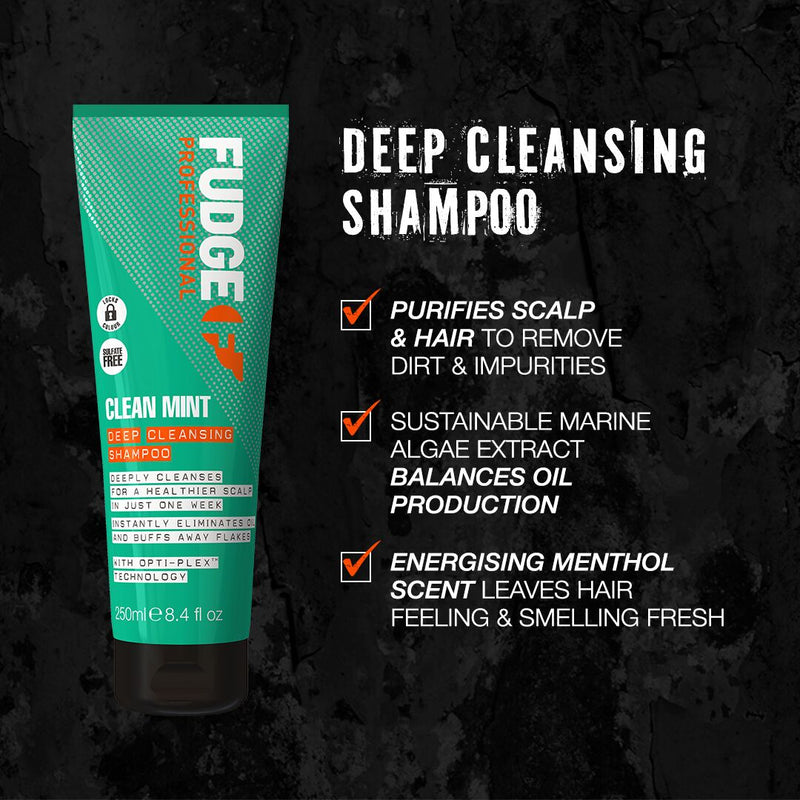 Fudge Professional Clean Mint Purifying Shampoo 250ml