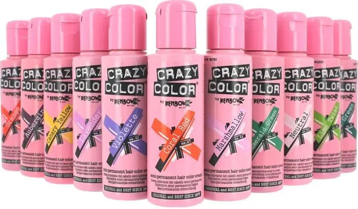 Crazy Color Semi Permanent Hair Color (Pack of 1)