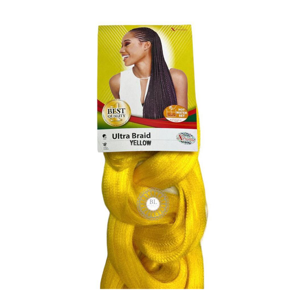 Xpression Ultra Braid Hair Extenstion For Braiding 82'' 165g - (Colour Yellow)