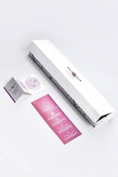Double Wefted Full Head Remy Clip in Human Hair Extensions - Silver Sand (