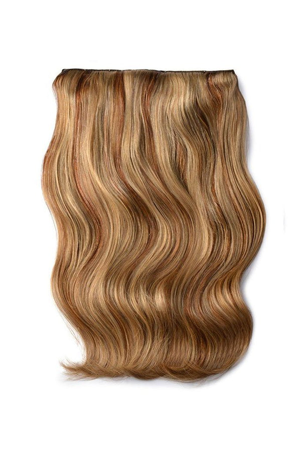 Double Wefted Full Head Remy Clip in Human Hair Extensions - #27/30 | Cliphair Hair Extension