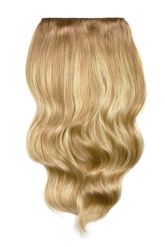 Double Wefted Full Head Clip in Balayage Hair Extensions - Biscuit Blondey | Cliphair Hair Extension