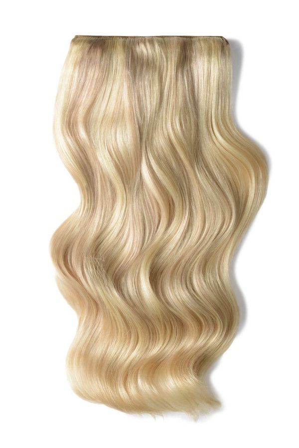 Double Wefted Full Head Remy Clip in Human Hair Extensions - BlondeMe (60/SS) | Cliphair Hair Extension