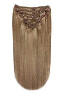 Full Head Remy Clip in Human Hair Extensions - Dark Blonde (