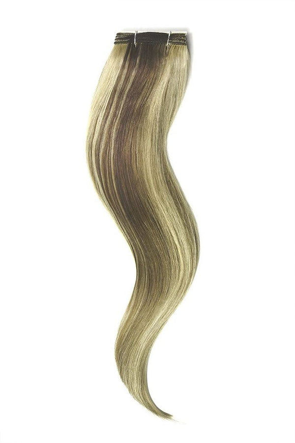 Remy Human Hair Weft/Weave Extensions - Ash Brown/Bleach Blonde Mix (#9/613)