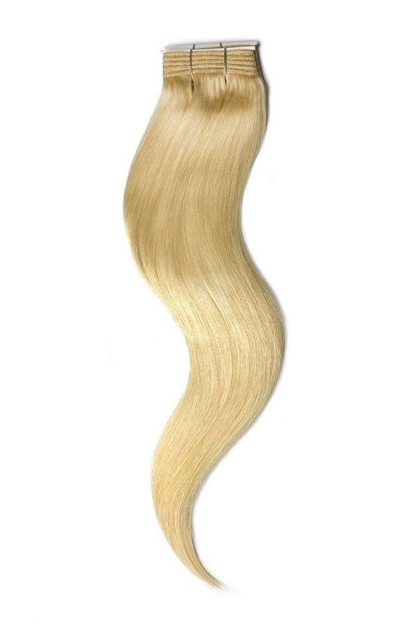 Remy Human Hair Weft/Weave Extensions - Bleach Blonde (#613)