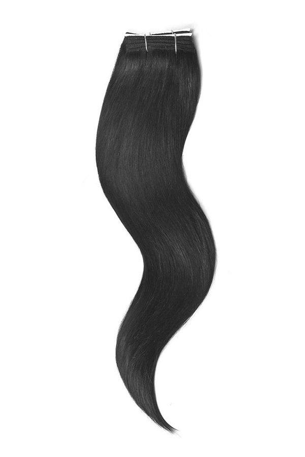 Remy Human Hair Weft/Weave Extensions - Jet Black (#1)