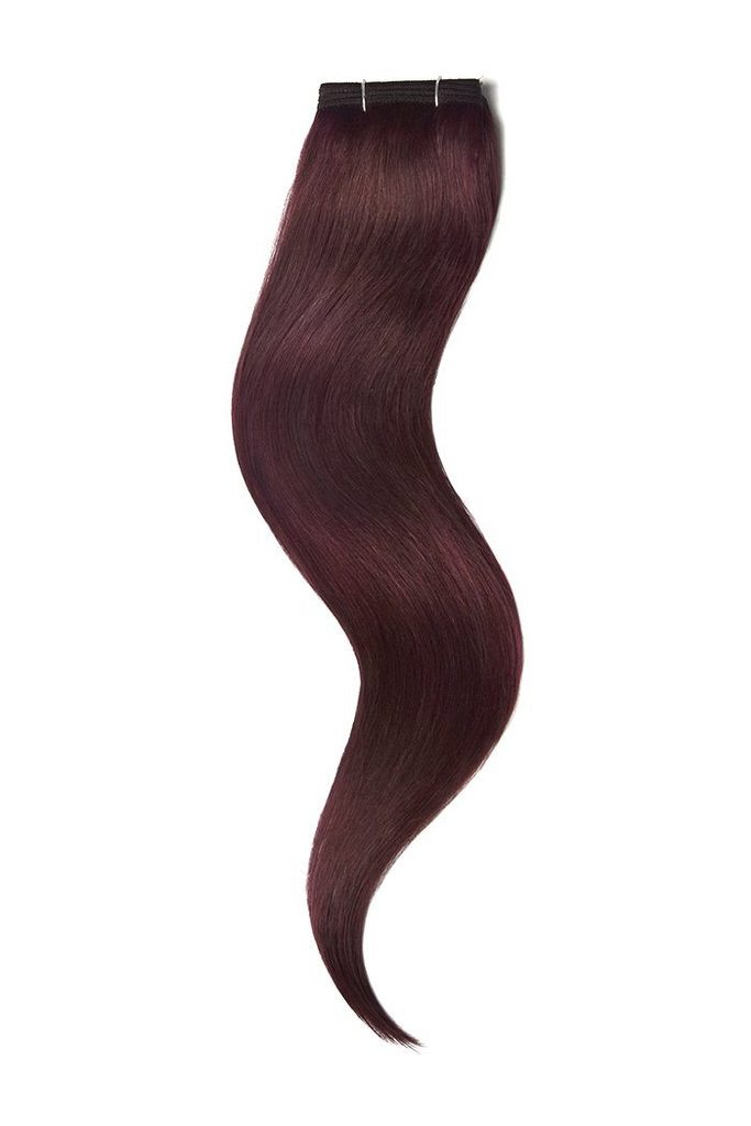 Remy Human Hair Weft/Weave Extensions - Mahogany Red (