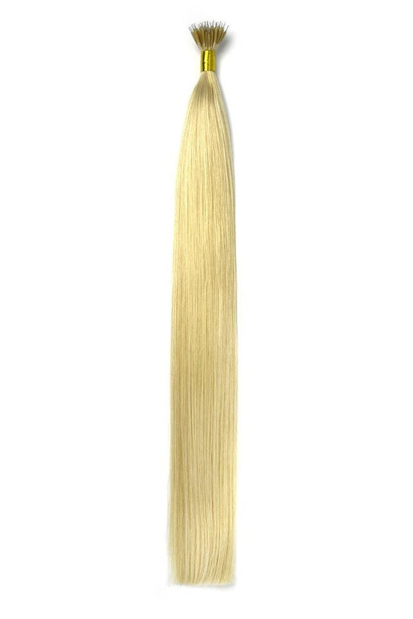 Nano Ring Hair Extensions Double Drawn - Lightest Blonde (#60)