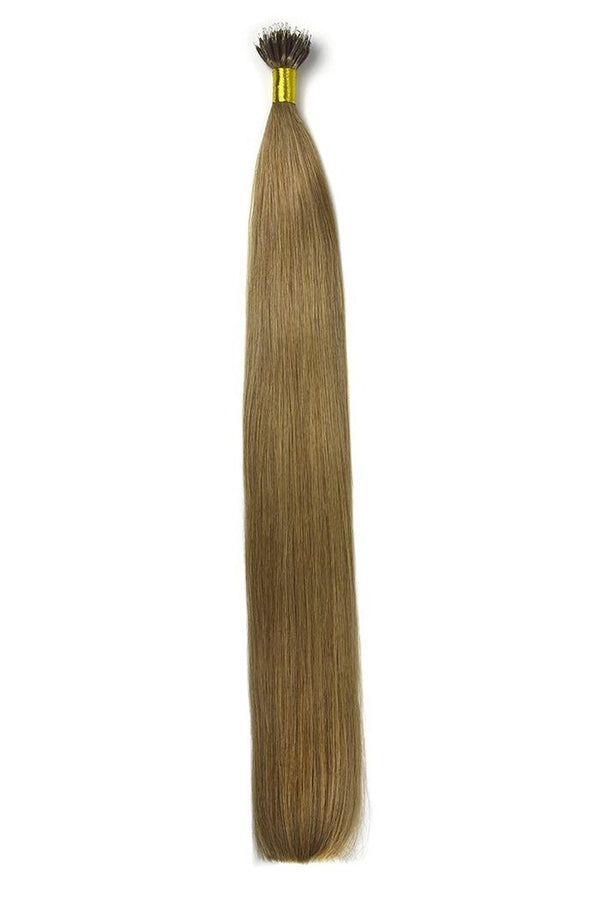 Nano Ring Hair Extensions Double Drawn - Lightest Brown (#18)
