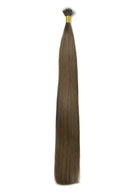 Nano Ring Hair Extensions Double Drawn - Medium Ash Brown (