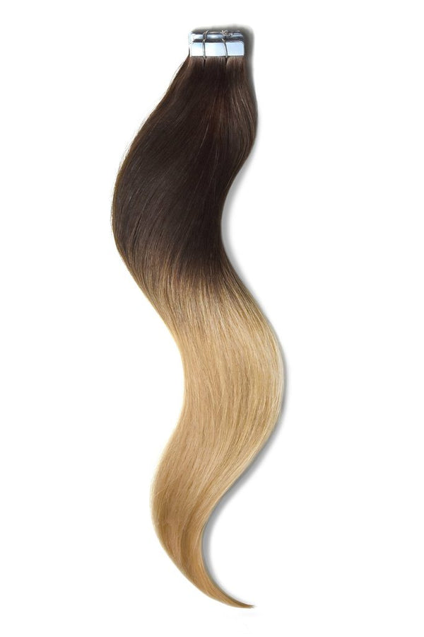 Tape in Remy Human Hair Extensions Ombre #T4/27