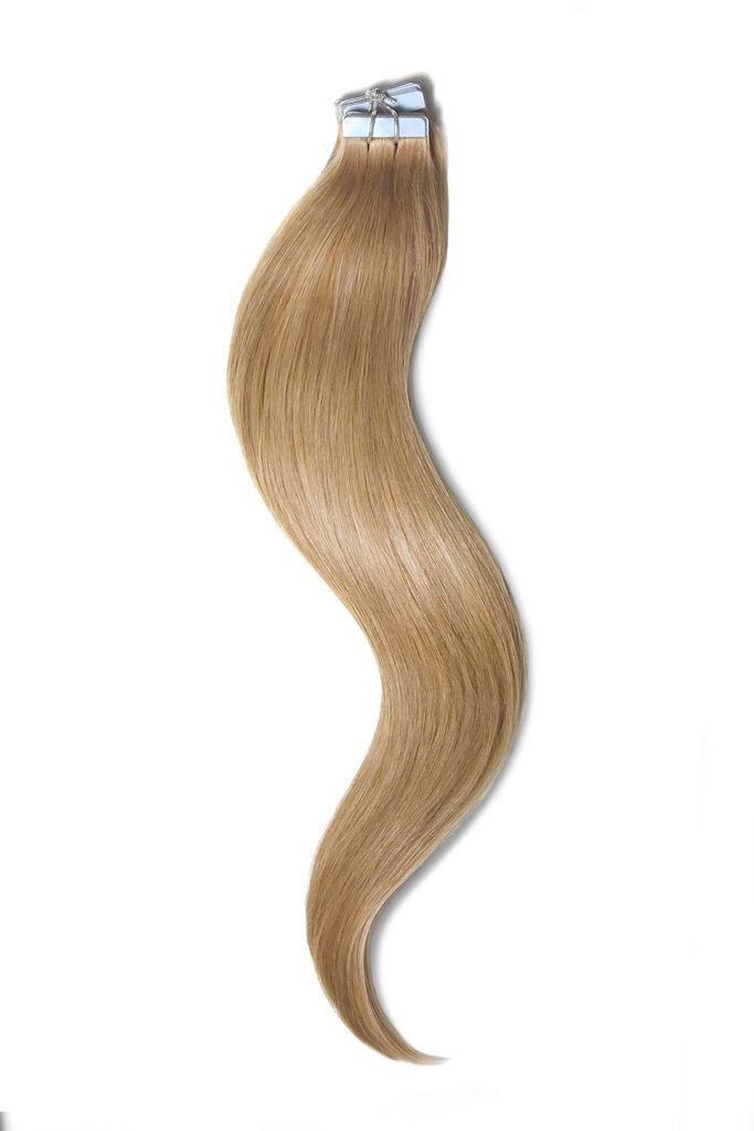 Tape in Remy Human Hair Extensions, Strawberry/Ginger Blonde (