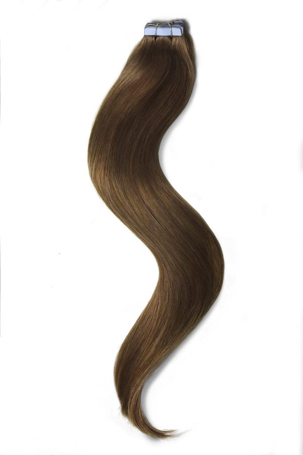 Tape in Remy Human Hair Extension Medium Ash Brown (#8)
