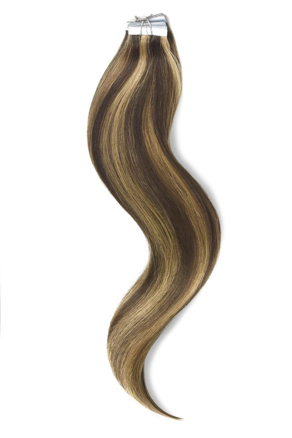 Tape in Remy Human Hair Extensions - #4/27