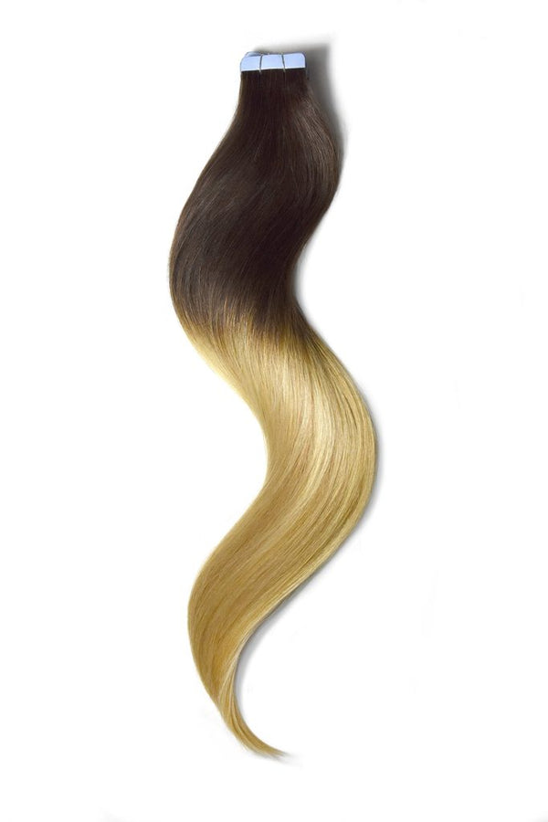 Tape in Remy Human Hair Extensions Ombre #T4/27.613